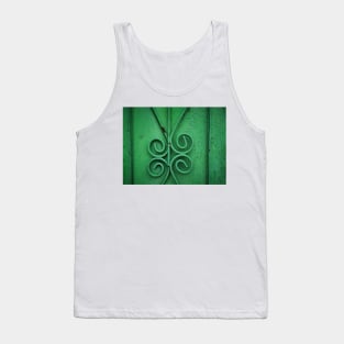 TWISTED STEEL in VIVID GREEN Tank Top